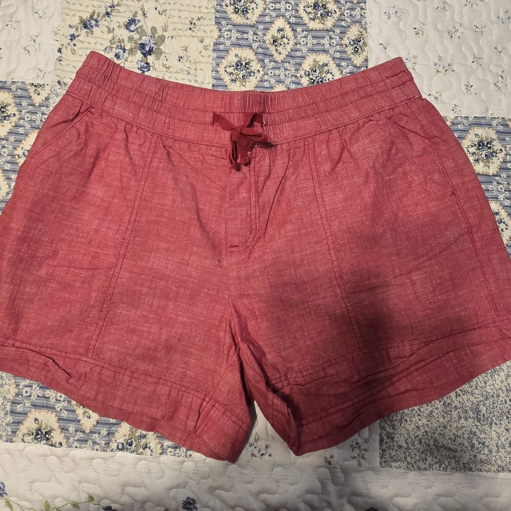 BCG Women's Red Casual Shorts